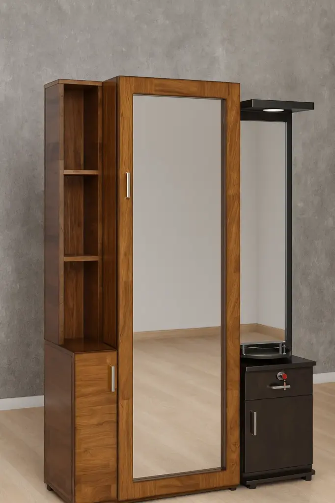 టీక్‌వుడ్ డ్రెస్సింగ్ టేబుల్ (Teakwood Dressing Table)