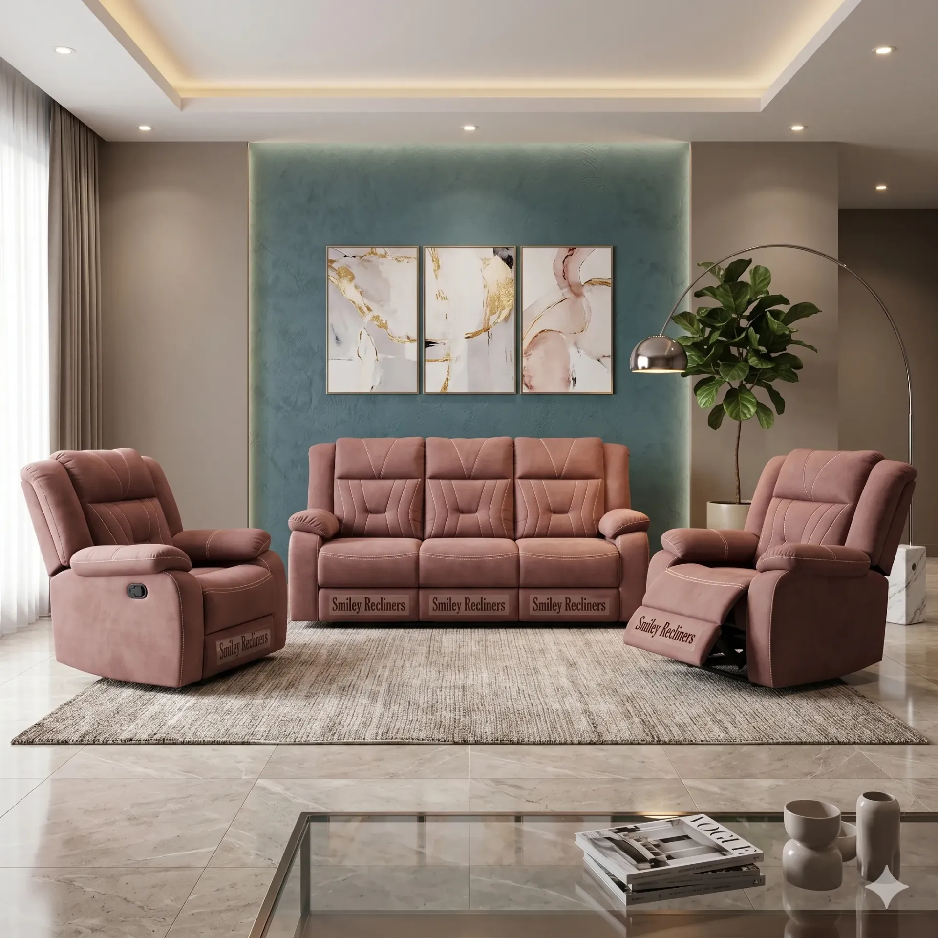Smiley Recliner (3+1+1)
