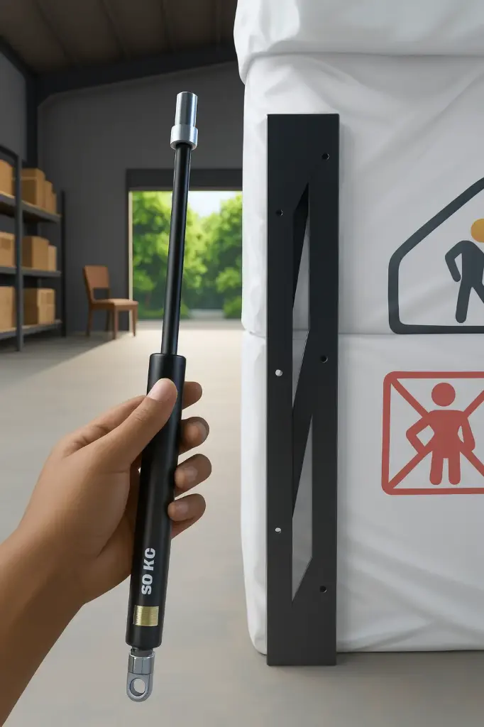 Bed Fitting with Gas Pump