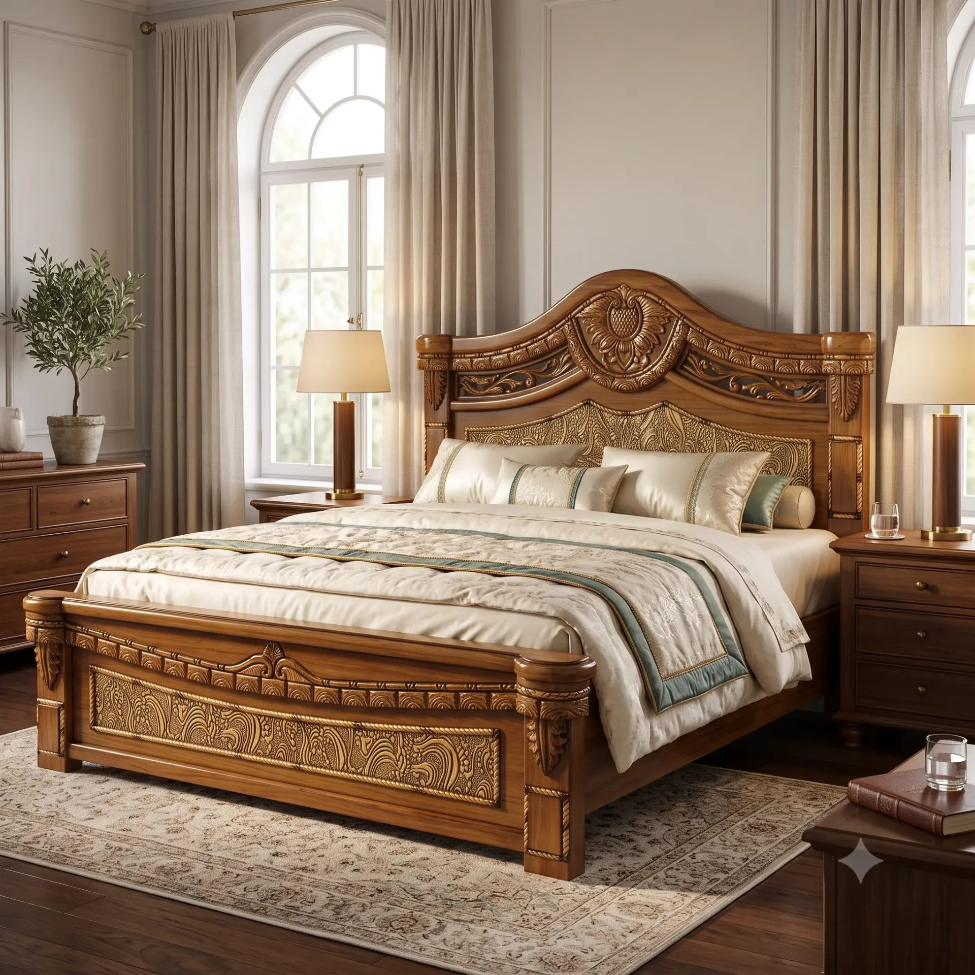 Kaju Teakwood Cot