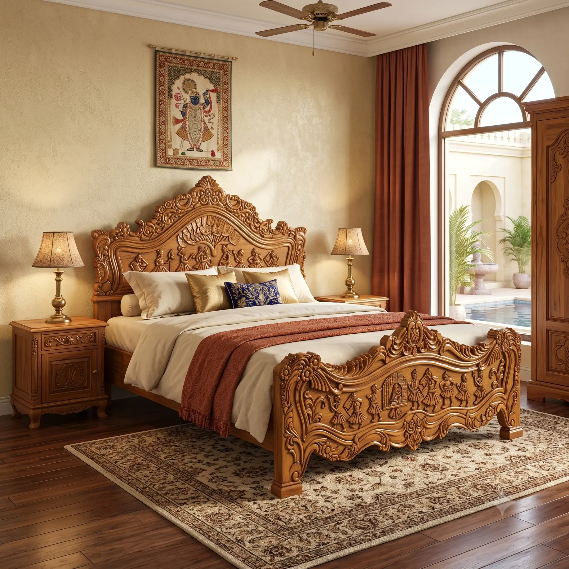 Kalyanam Cot (QUEEN, NO STORAGE)