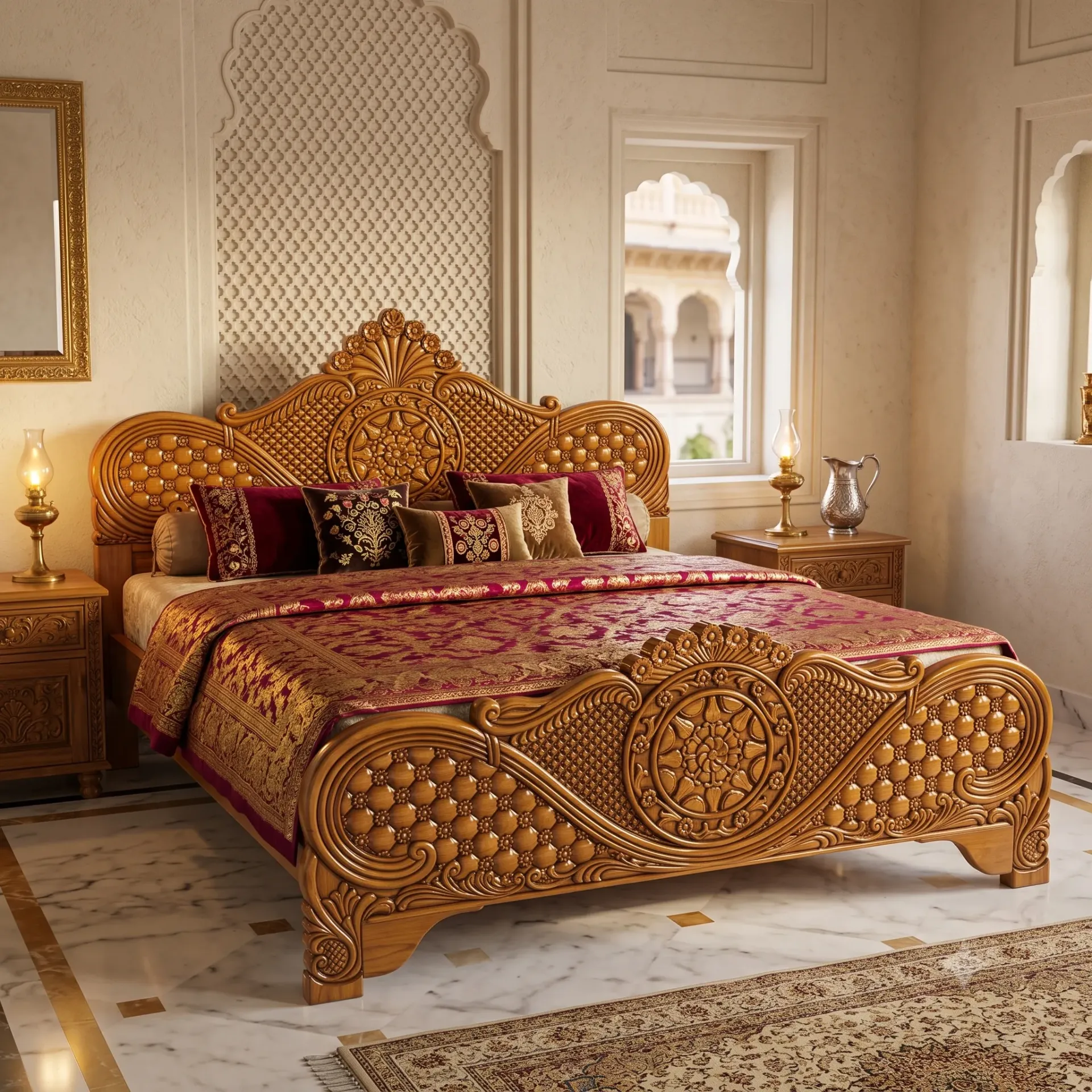 Marshal Maharani Cot (QUEEN, NO STORAGE)