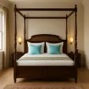 Classic Poster Wooden Cot