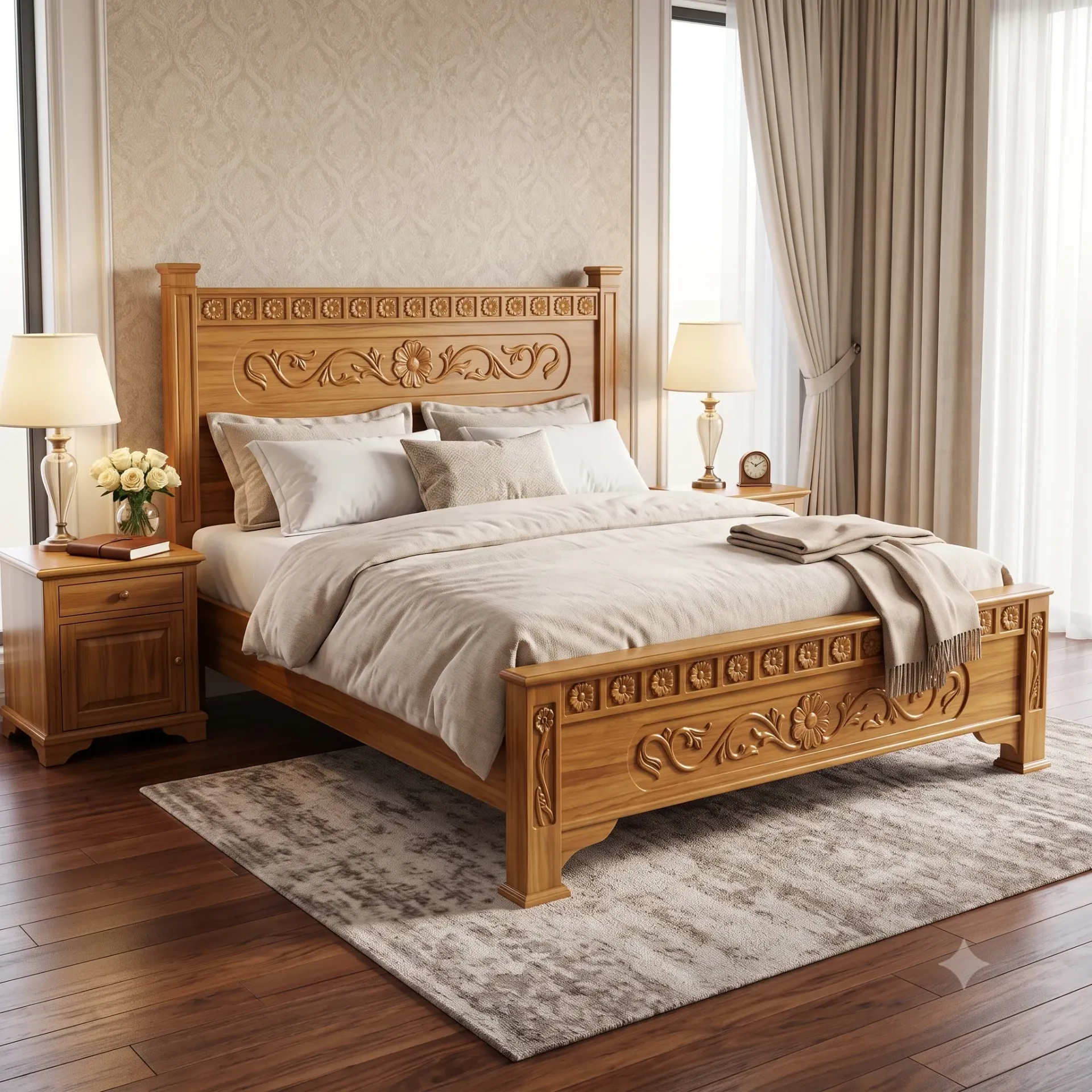 Indira Classic Bed