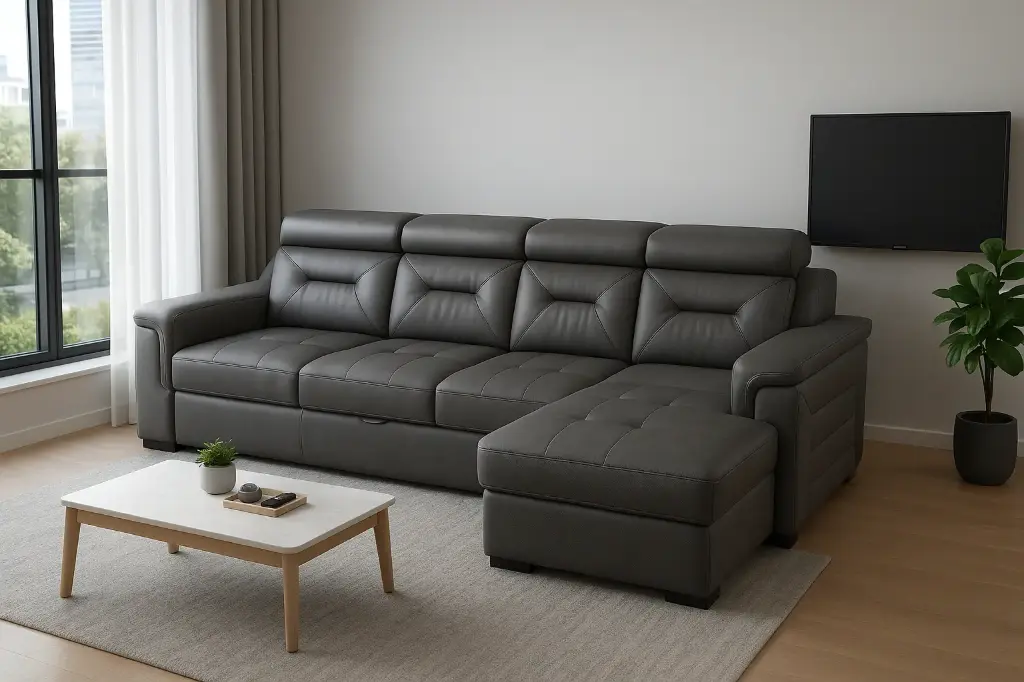 Roland Sofa Cum Bed With Lounger