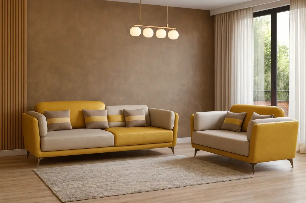 కర్వీ సోఫా సెట్ (Curvy Sofaset)