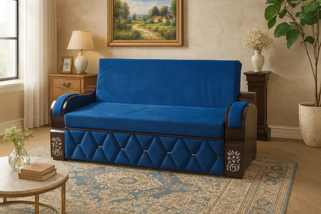 రిచ్‌మండ్ కుషన్ సోఫా కమ్ బెడ్ (Richmond Cushion Sofacum Bed) (5 - ఫీట్)