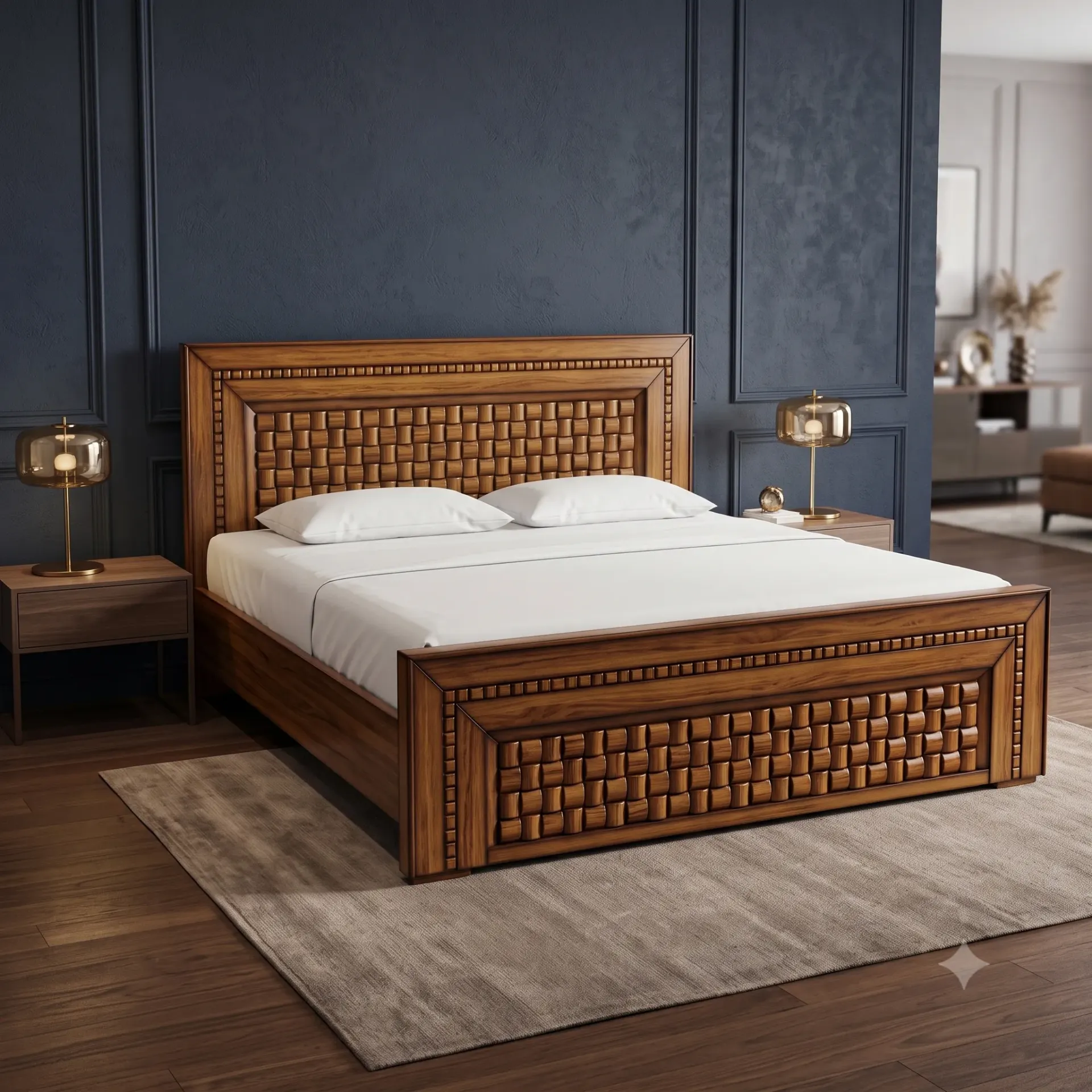 Cherry 5'-inch Cot (Queen, NO STORAGE)