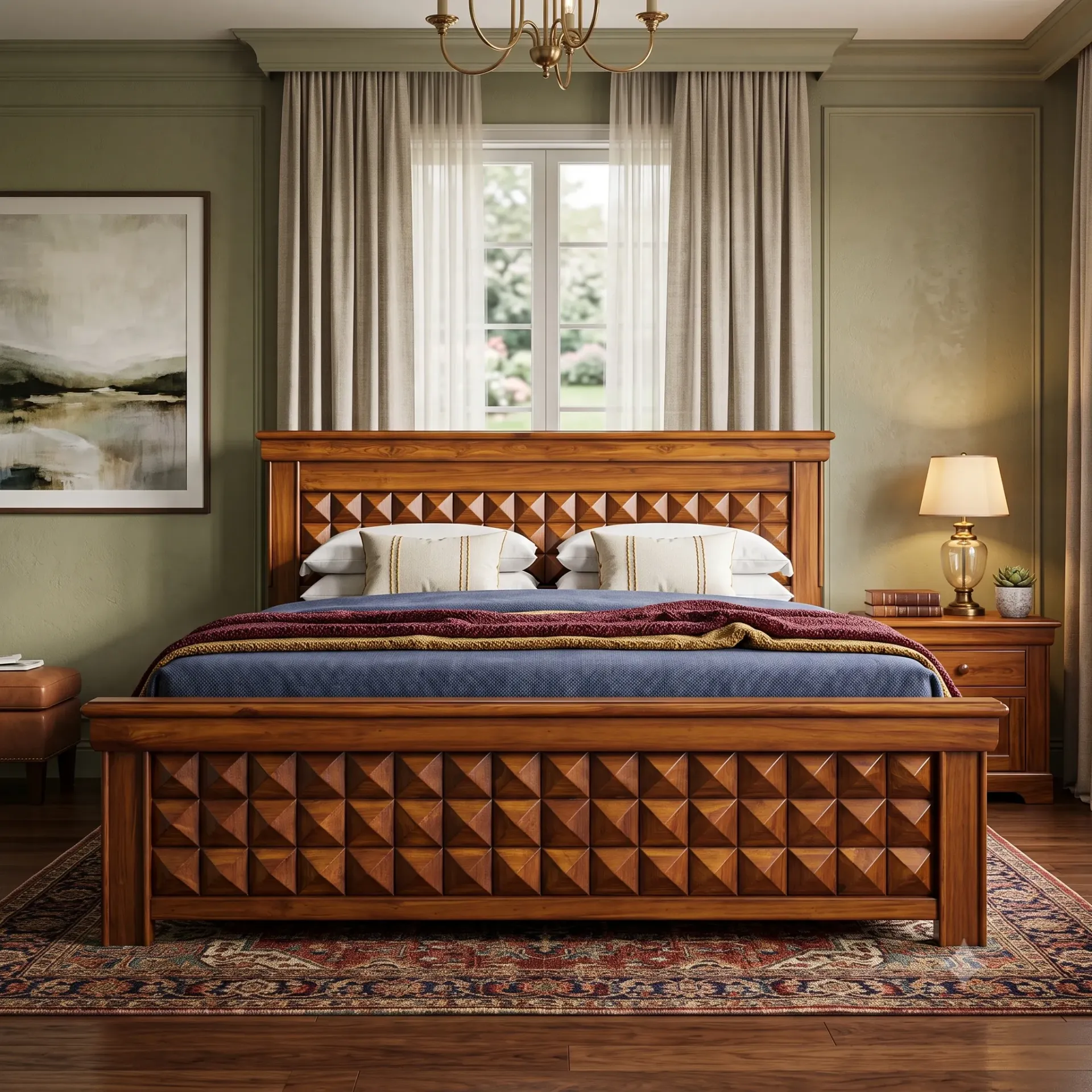 Diamond Cot (Queen, NO STORAGE)
