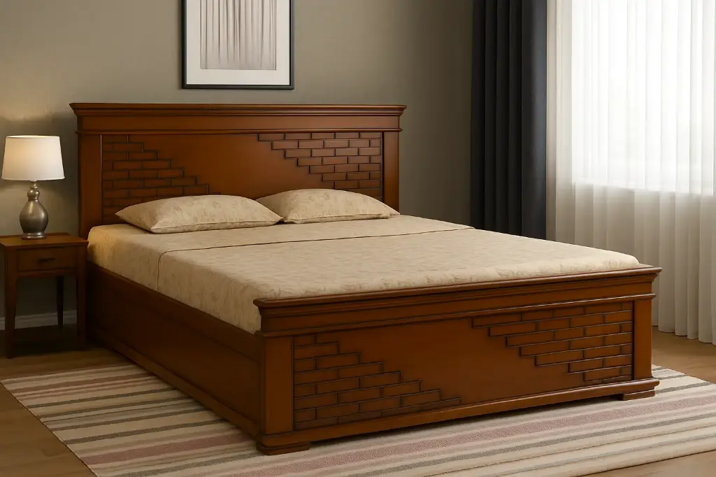 Center Brick Cot (Queen, NO STORAGE)