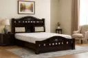 White Flower Box Cot