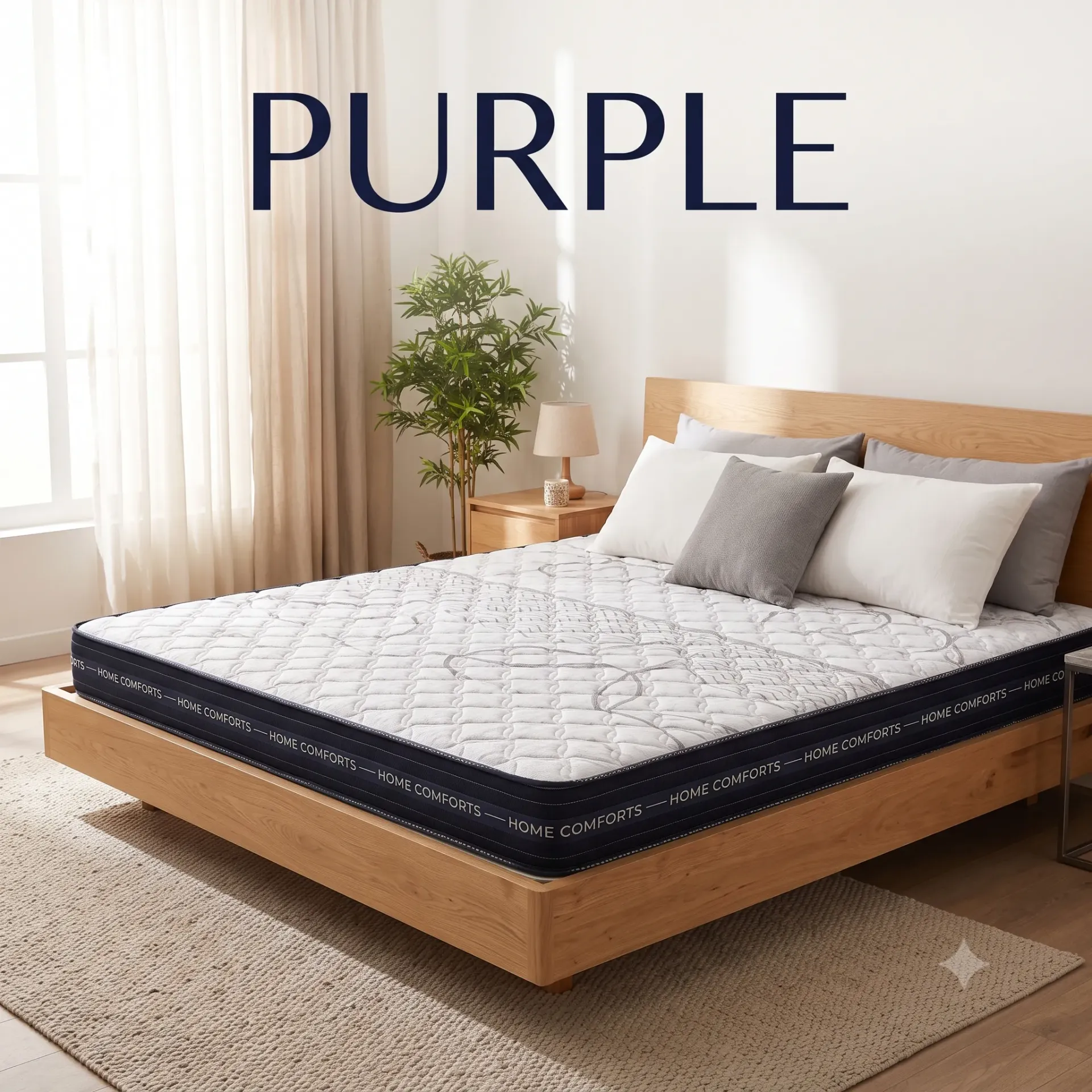 Home Comforts Purple  (72*30, 5INCH)