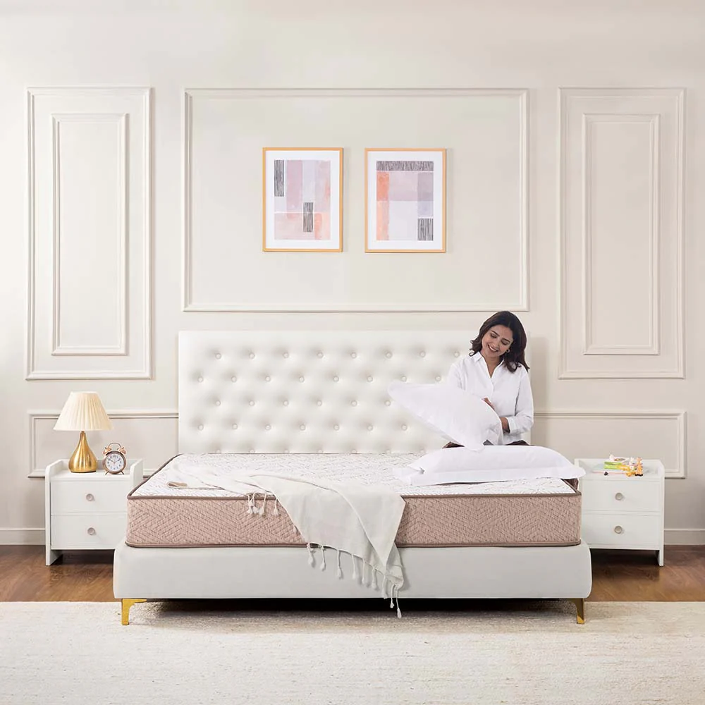 Kurlon - SpringRest Bonnell Essential Spring Mattress (75*72, 6INCH)