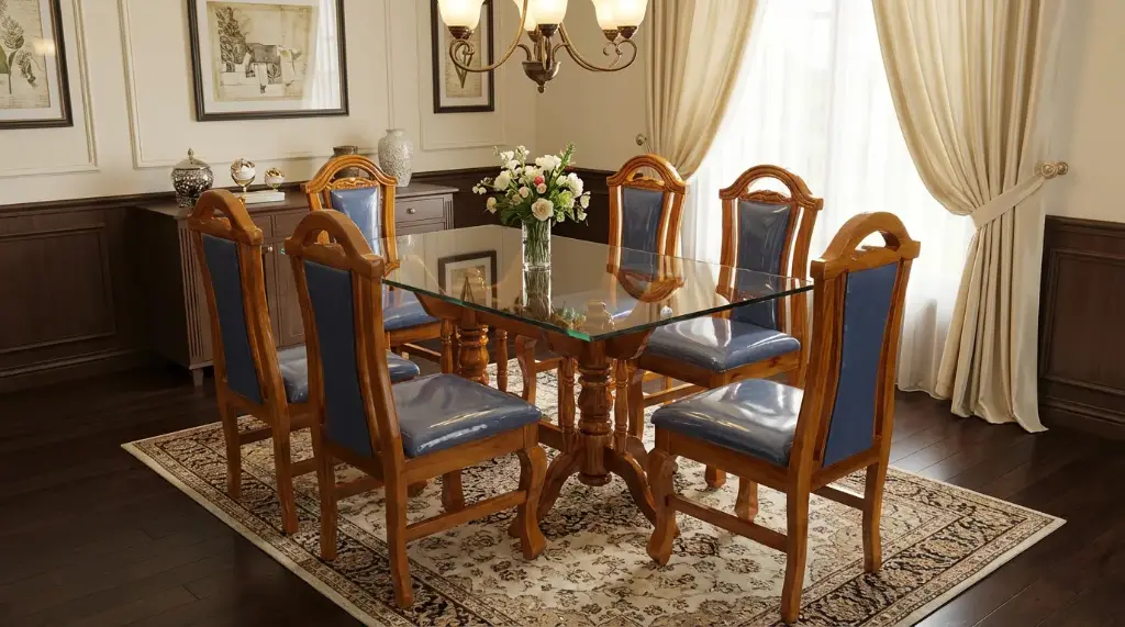 యారో డైనింగ్ సెట్ (Arrow Dining Set) (4 సీటర్ రెక్టాంగిల్)