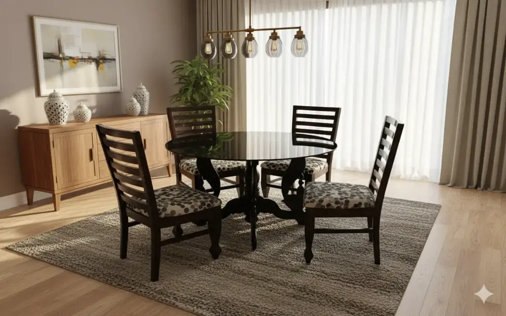 ఎలిగెంట్ మోడల్ డైనింగ్ సెట్ (Elegent Model Dining Set) (4-సీటర్)
