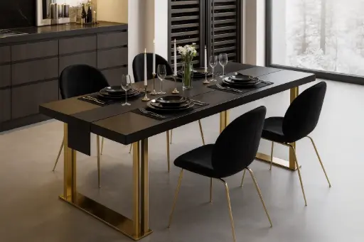 111 – PVD Dining, Center, & Corner Table Set