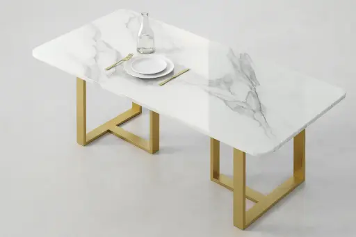 113 – PVD Dining, Center & Corner Table Set