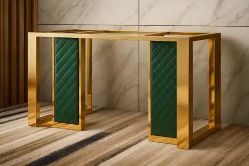 120 – PVD Dining & Center Table Set