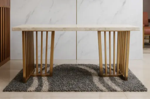 129 – PVD Dining, Center & Corner Table Set