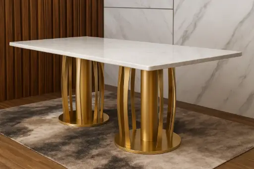 138 – PVD Dining, Center & Corner Table Set