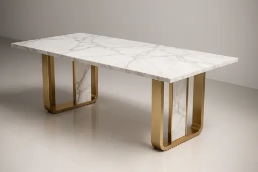 140 – PVD Dining, Center & Corner Table Set