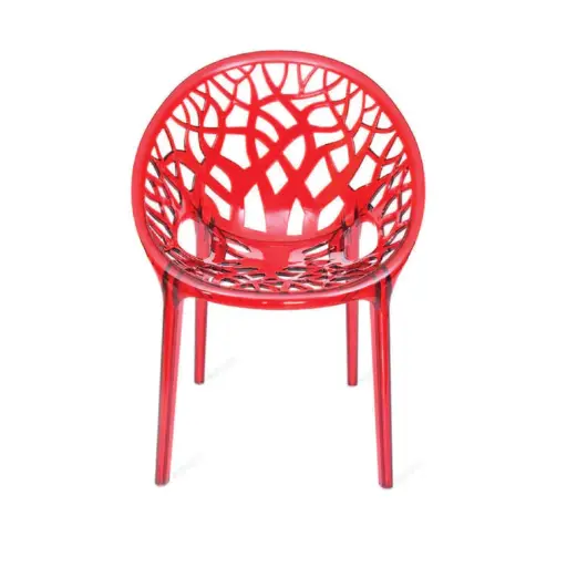 Nilkamal Crystal Chairs (Red Wine)