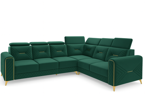 MELISA EMERALD GREEN CORNER