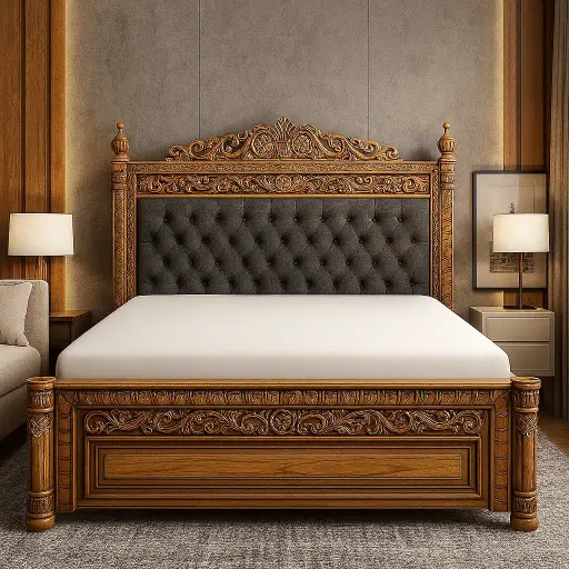 Antique Cushion Cot