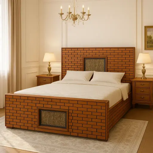 Bricks Valli Wooden Cot