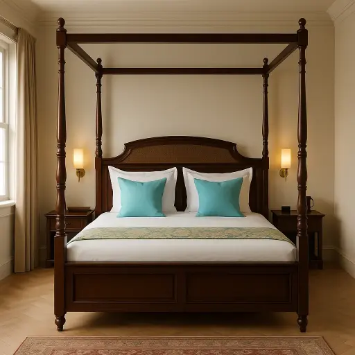 Classic Poster Wooden Cot