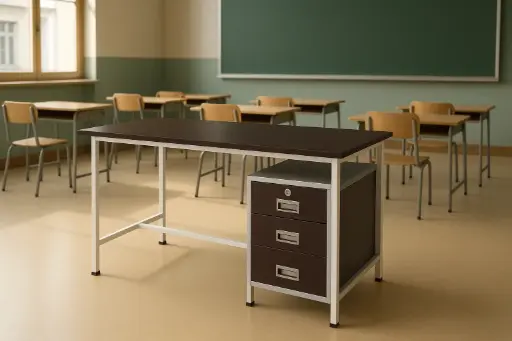 Iron Office Table ( 4*2 ) Single Box