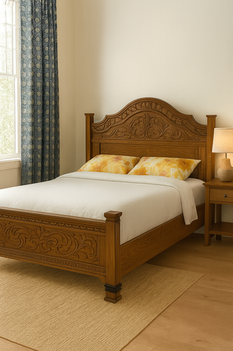 Neela Teakwood Cot