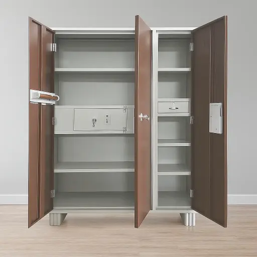 E4-3D Triple Door Almirah